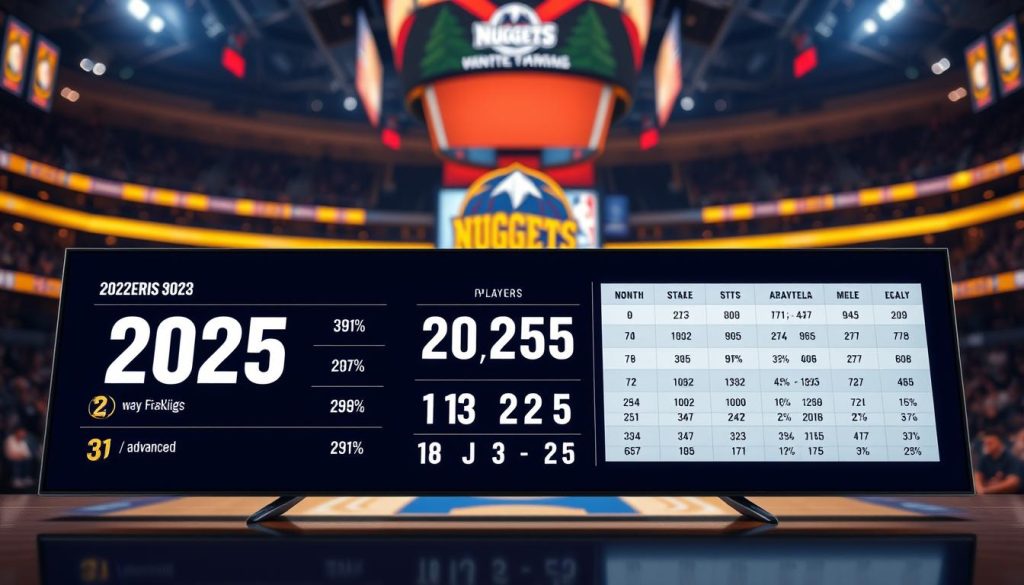 Denver Nuggets estatísticas