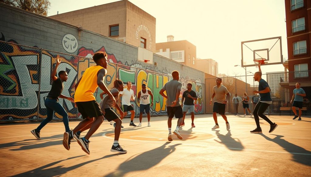 basquete de rua cultura urbana