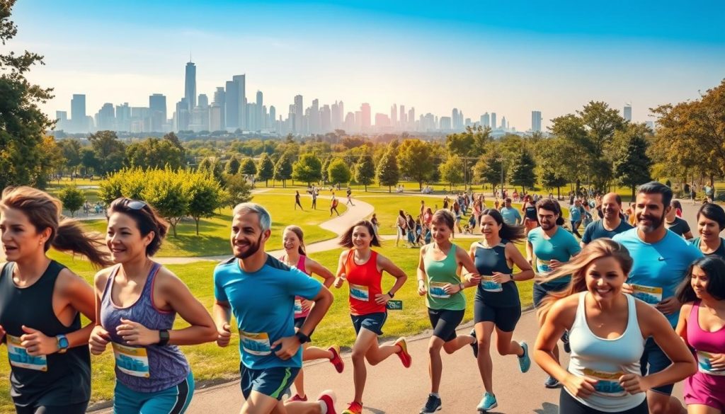 benefícios sociais da corrida
