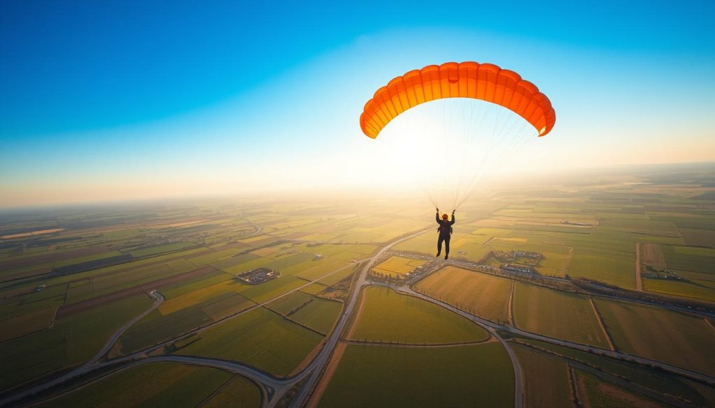 paraquedismo experiência