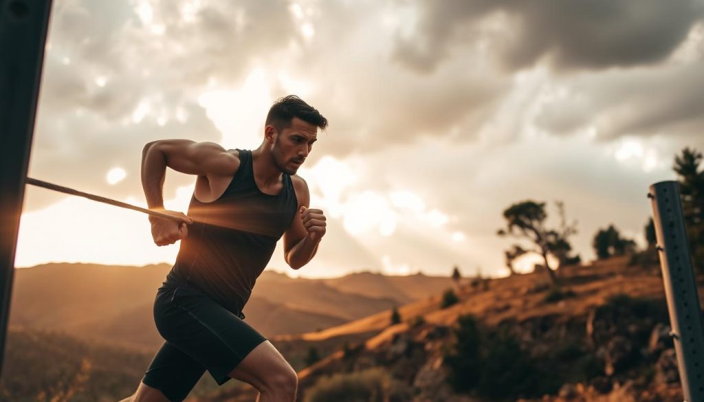 superação de obstáculos no treino diário