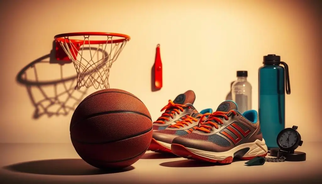 equipamentos esportivos para basquete